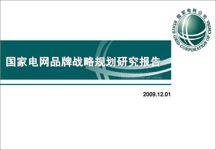 国家电网 品牌管理咨询研究报告